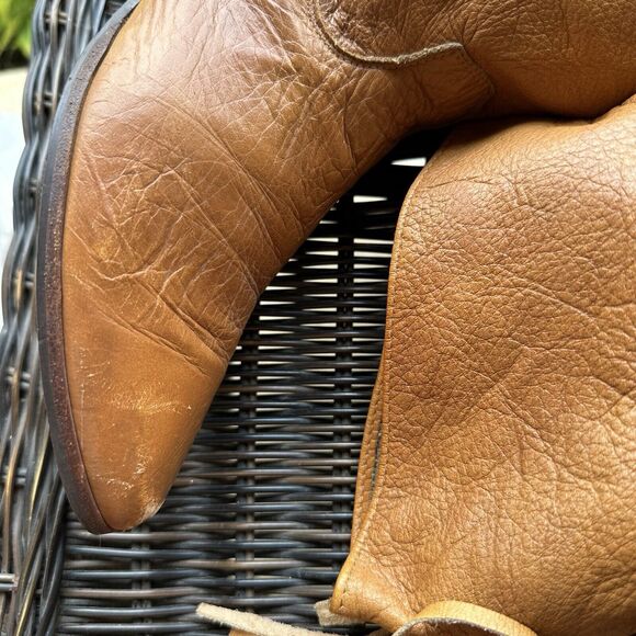 Laredo Leather Boots Womens Size 6 M Fringed Western Cowboy Cowgirl Taylor Swift - Picture 10 of 14